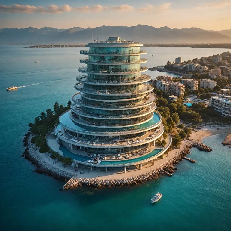 The marmara antalya: a revolving coastal retreat in antalya city